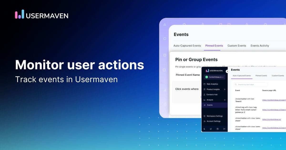 How to track events in Usermaven: A comprehensive guide