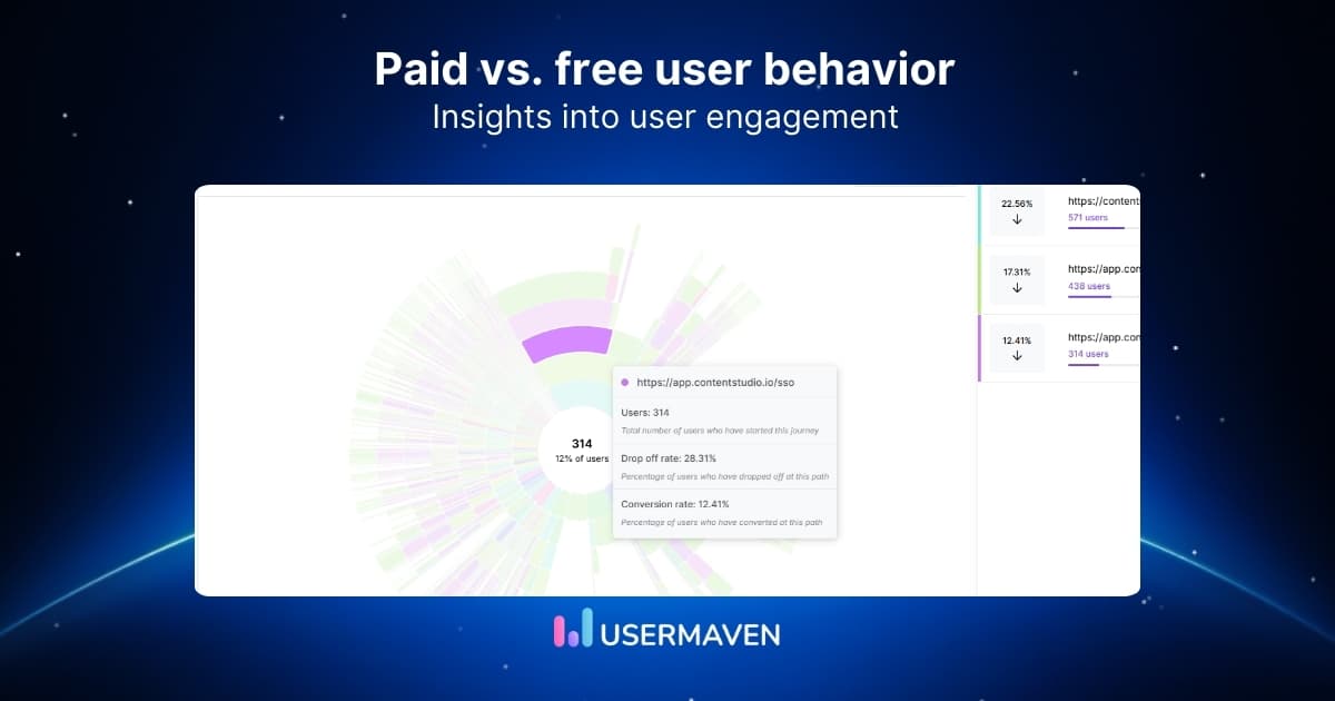 Understanding the divide: Paid vs. free user behavior