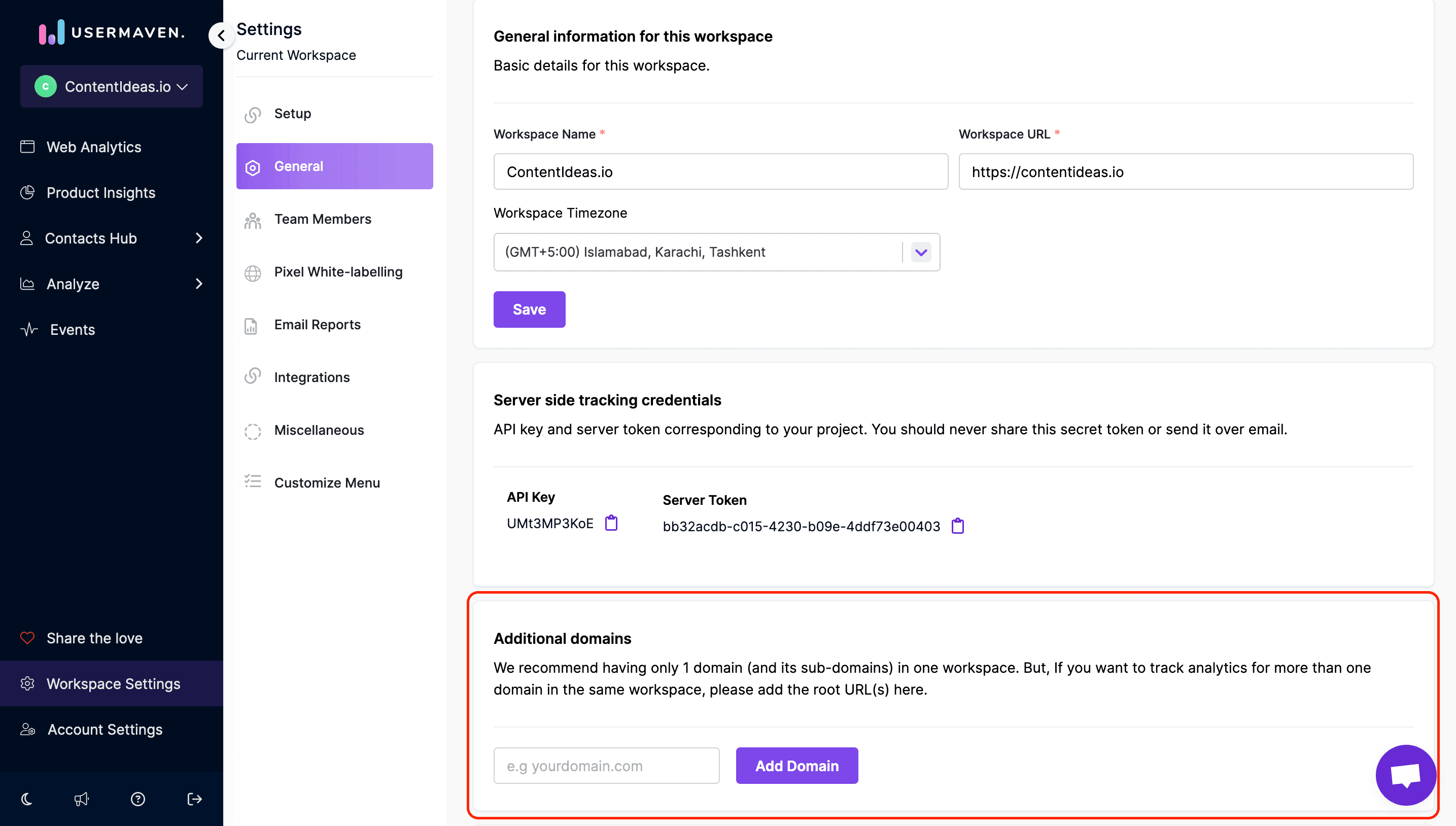 additional domains